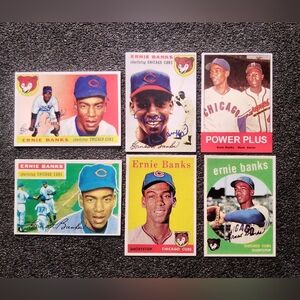 Ernie Banks Chicago Cubs Autograph Baseball Card Mint Condition